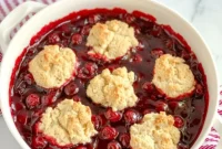 Effortless Bisquick Cherry Cobbler