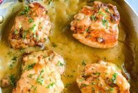 Homestyle Gravy Chicken Thighs