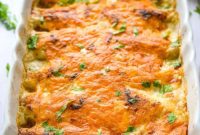 Luscious Sour Cream Chicken Enchiladas