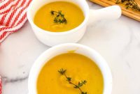 Creamy Instant Pot Acorn Squash Soup