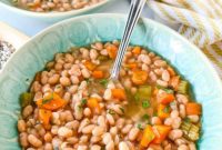 Effortless Instant Pot Navy Bean Soup