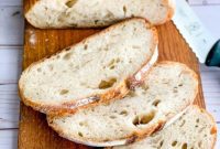 Golden Sourdough Garlic Bread and Toast