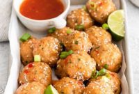 Sticky Sweet Chili Meatballs