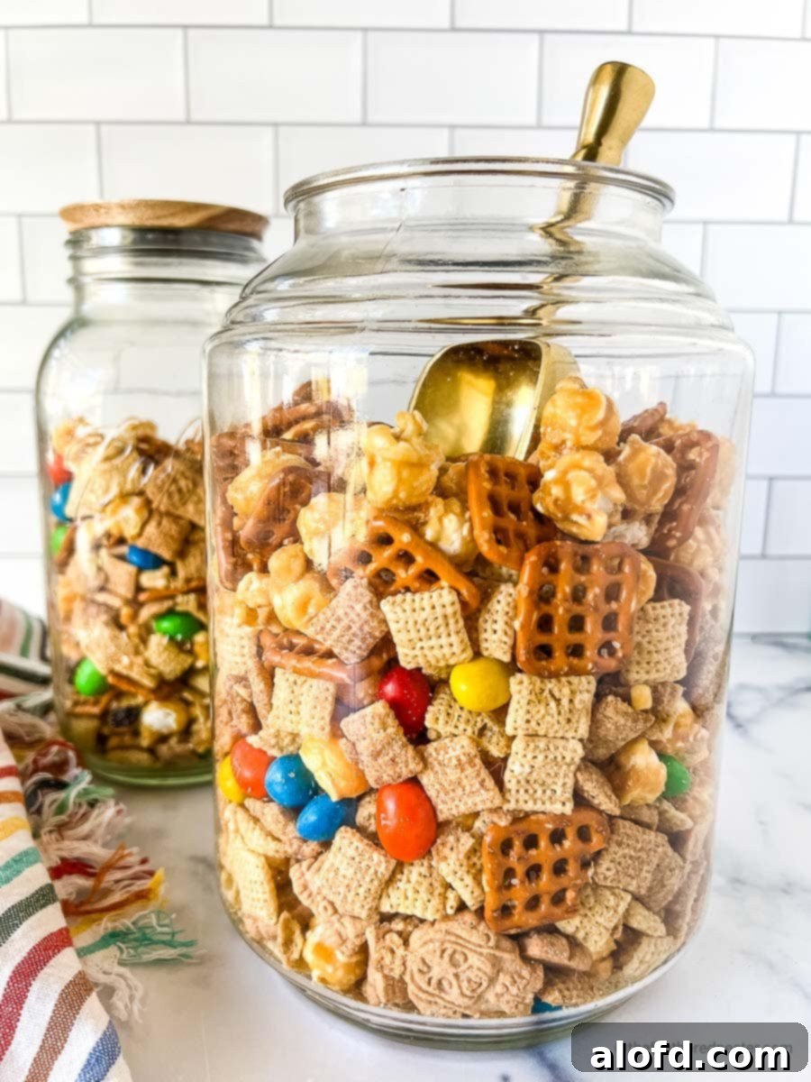 Irresistible M&M Chex Party Snack 1 featured 39640