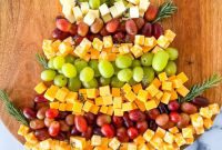 Whimsical Christmas Tree Fruit and Cheese Display
