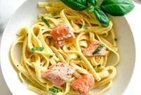 Decadent Salmon Alfredo