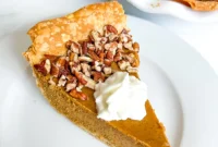 Velvety Pumpkin Custard Pie