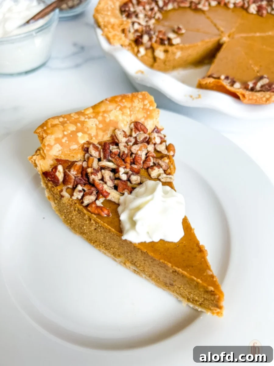 Velvety Pumpkin Custard Pie 1 featured 58393