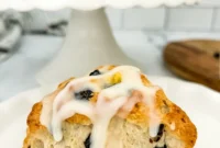Artisan Sourdough Blueberry Scones