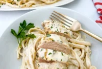 Creamy Garlic Parmesan Chicken Pasta