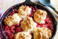 Easy Homemade Bisquick Strawberry Cobbler