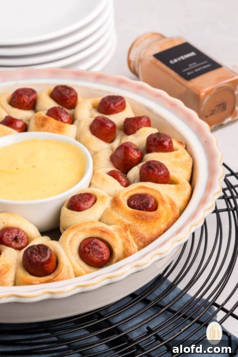 Loaded Pigs in a Blanket Bake 1 featured 80894