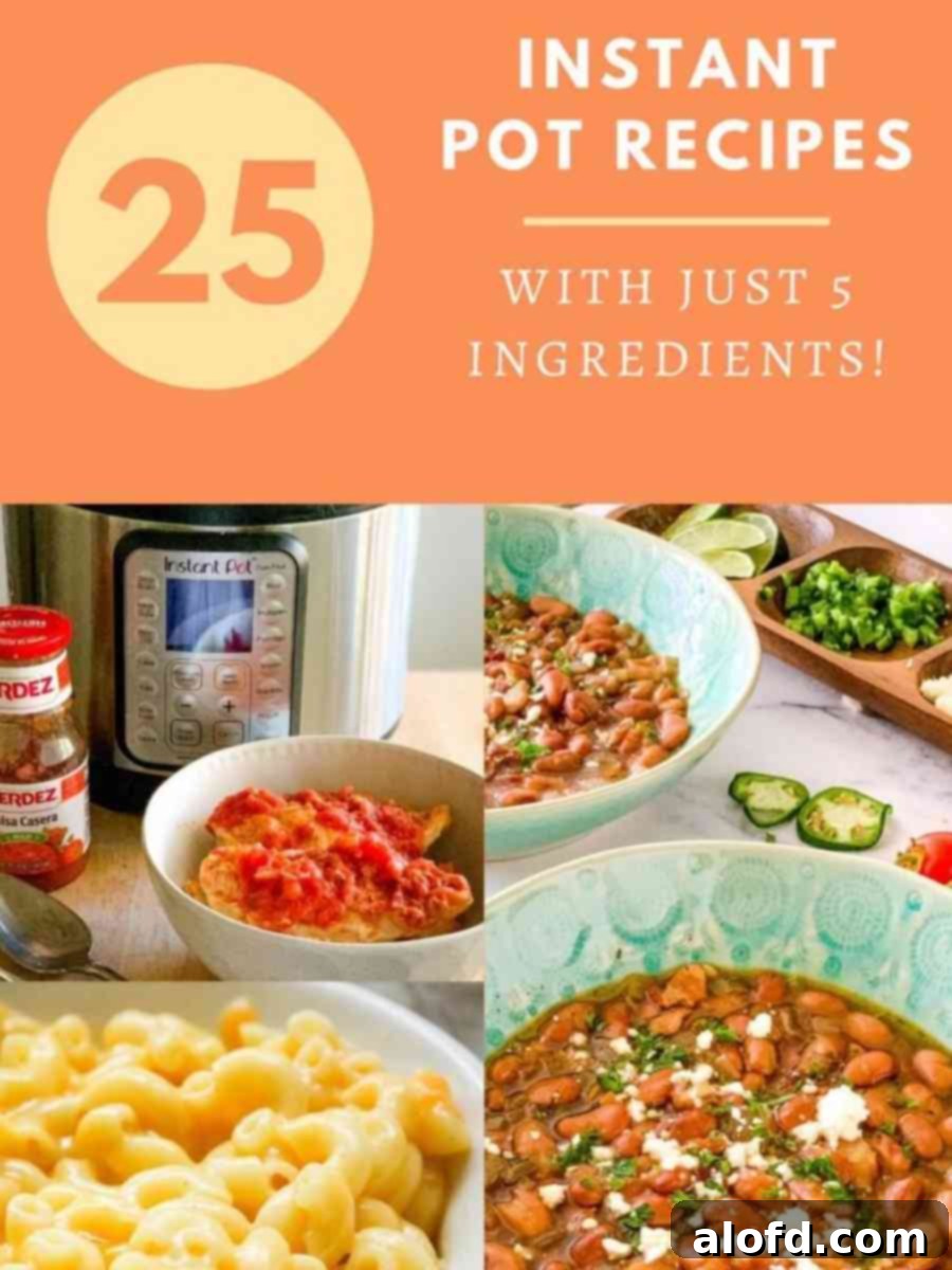 Effortless Instant Pot: 5-Ingredient Meals 1 featured 8136