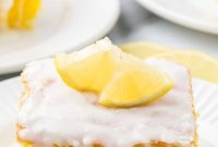 Luscious Lemon Poke Cake