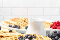 Fluffy Golden Bisquick Waffles