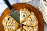 Golden Almond Cranberry Scones