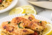 Zesty Lemon Chicken Orzo Pasta