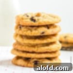 A delightful stack of white chocolate raspberry cookies.