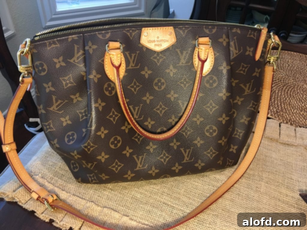 My Life in Handbags: A Passionate History 10 The Louis Vuitton Turenne MM handbag in Monogram canvas.