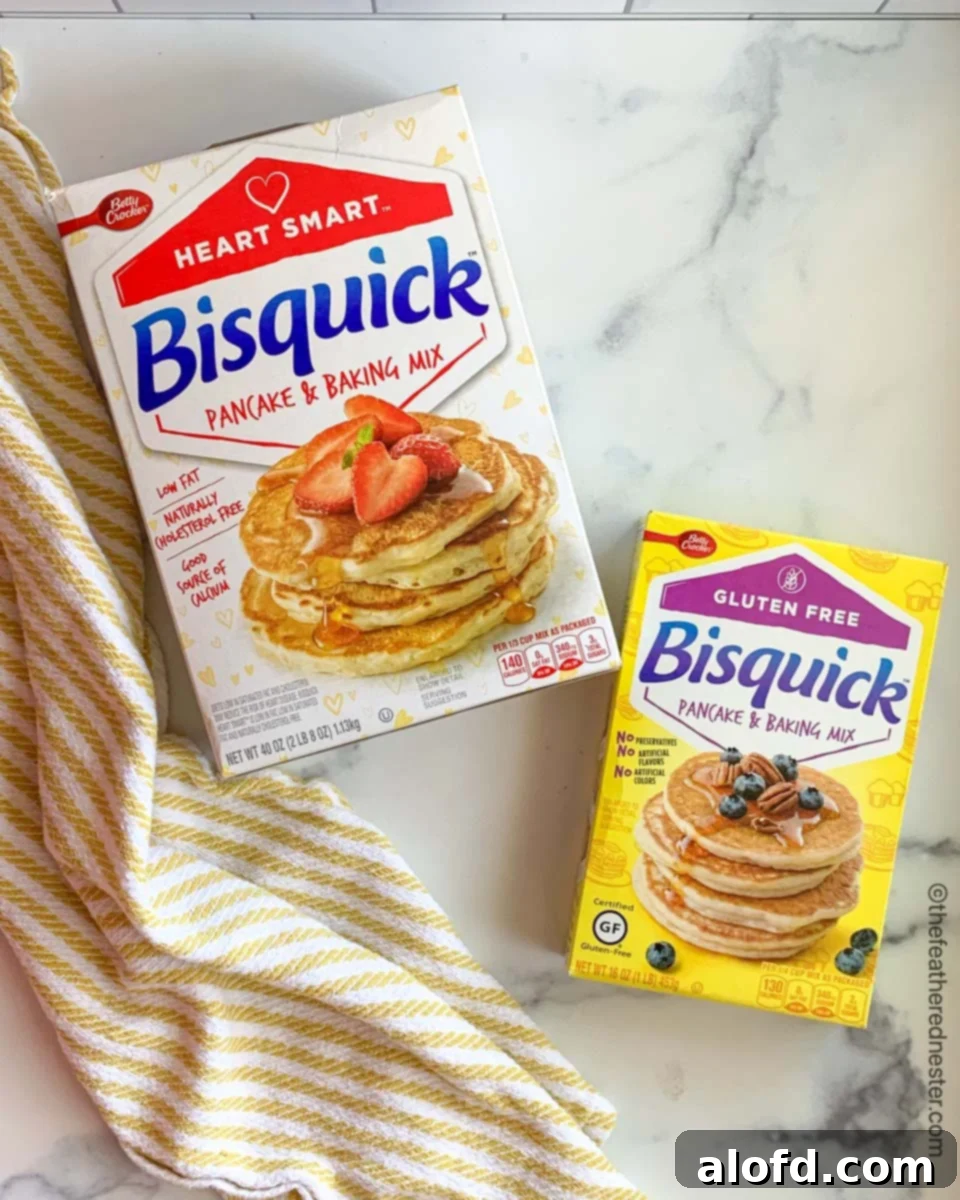 Simple Homemade Bisquick Mix 5 Boxes of Bisquick Heart Smart and Bisquick Gluten Free baking mixes, illustrating available commercial alternatives.