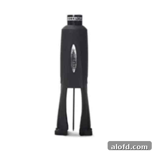 A sleek Cork Pops Wine Bottle Opener, designed for effortless cork removal, making it a convenient and essential tool for any wine connoisseur or entertainer.