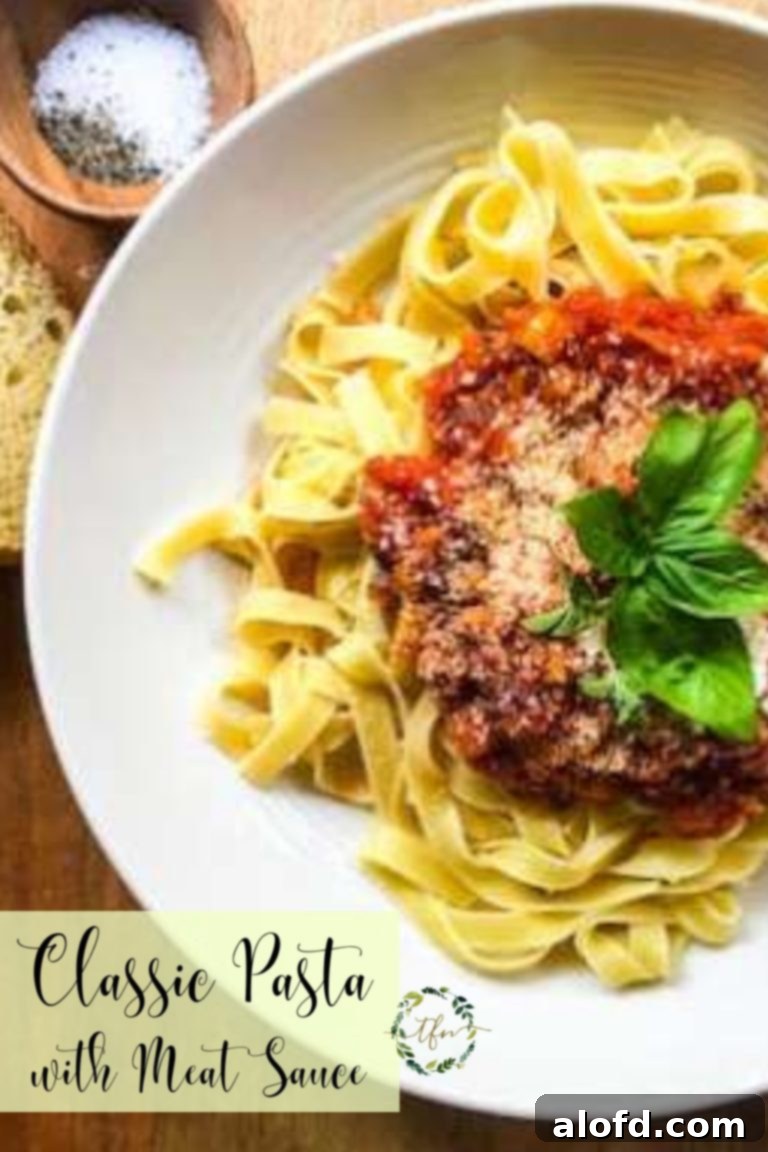 Homemade Romance 7 A plate of classic pasta with rich meat sauce, an inviting and hearty Valentine's dinner