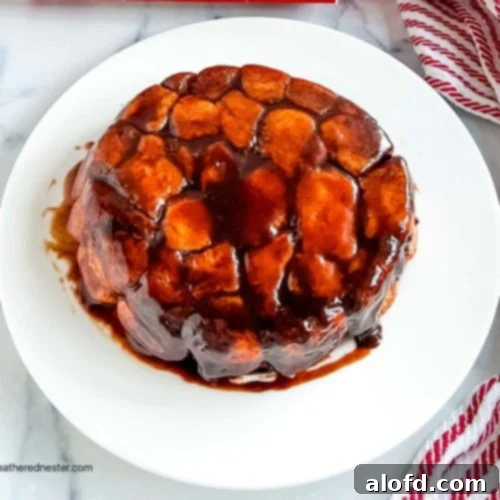 Perfect Bridgford Monkey Bread Made Easy 12 A plate of bake and serve monkey bread.