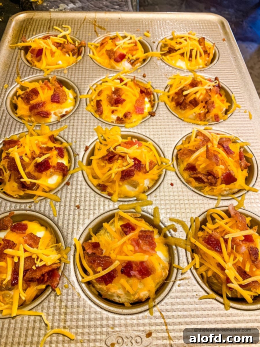 Crispy Hash Brown Egg Cups 11 hash brown breakfast cups with bacon and cheese