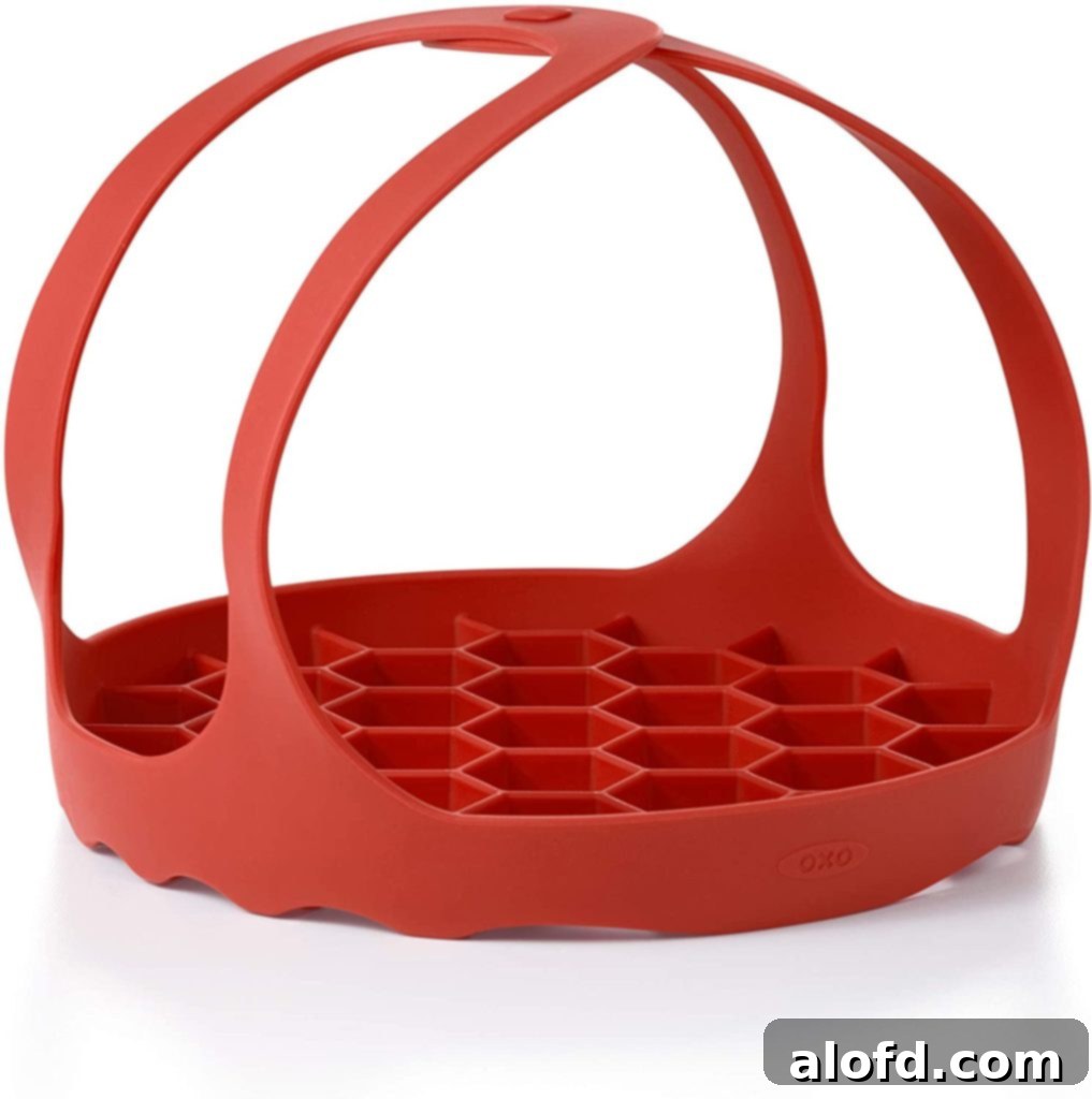 Maximize Your Instant Pot 7 Pressure Cooker Bakeware Sling for easy lifting of food.