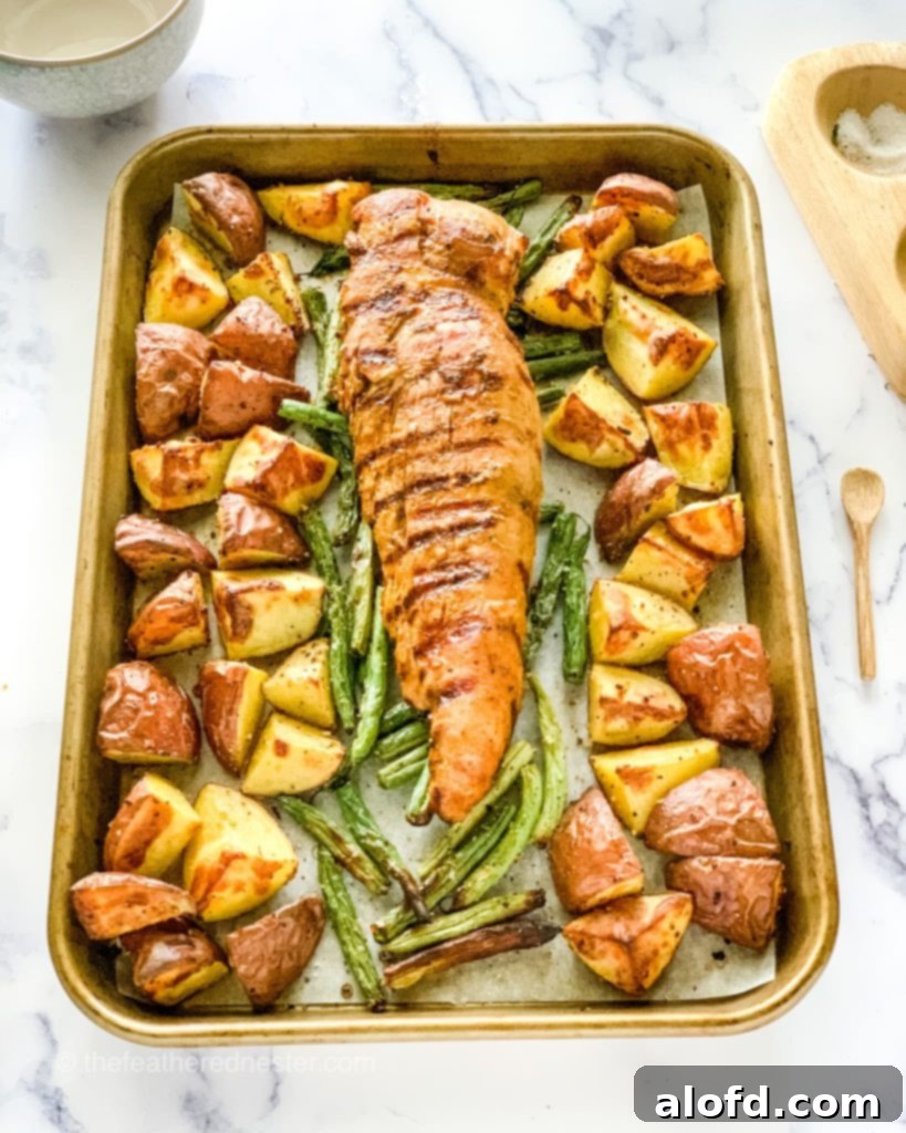 Effortless Sheet Pan Pork Tenderloin 8 Sheet Pan Pork Tenderloin