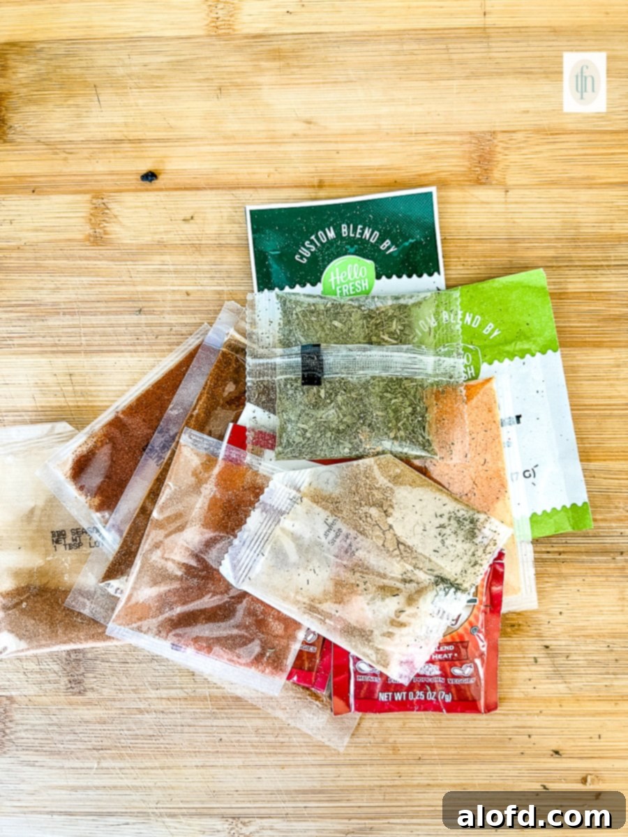 Small pile of restaurant seasoning packets.