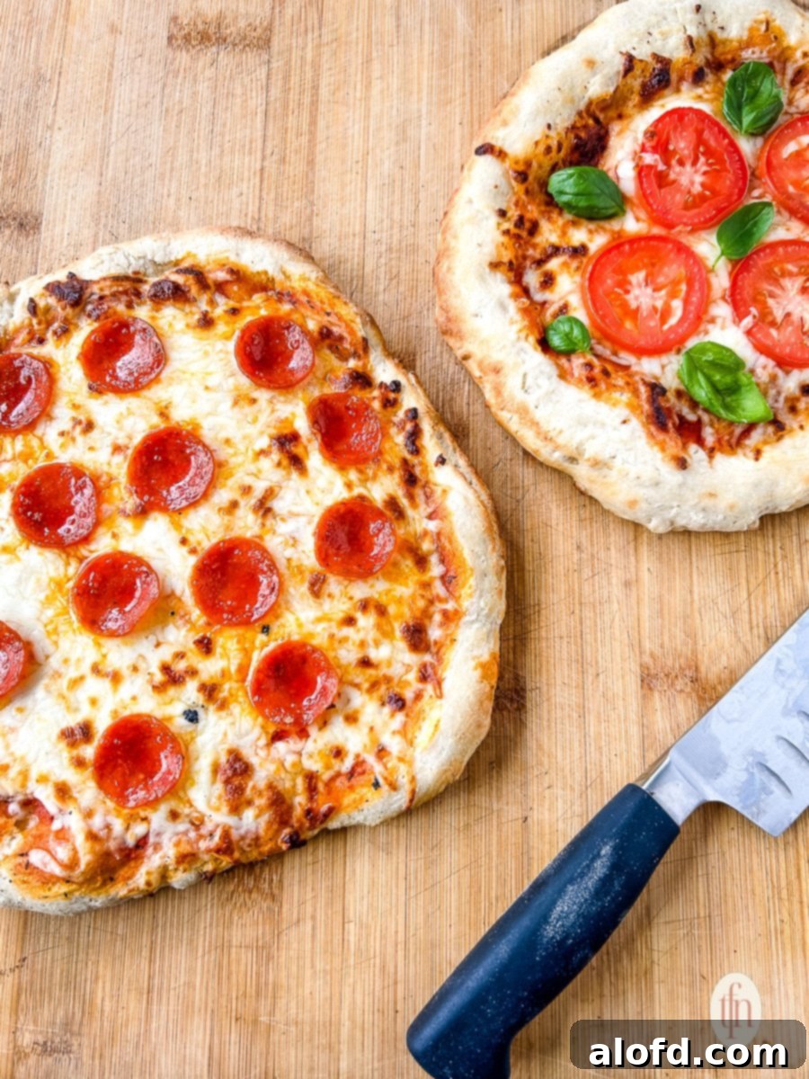 Sourdough Discard Demystified 12 Two beautifully golden, perfectly baked sourdough pizzas made with sourdough starter.