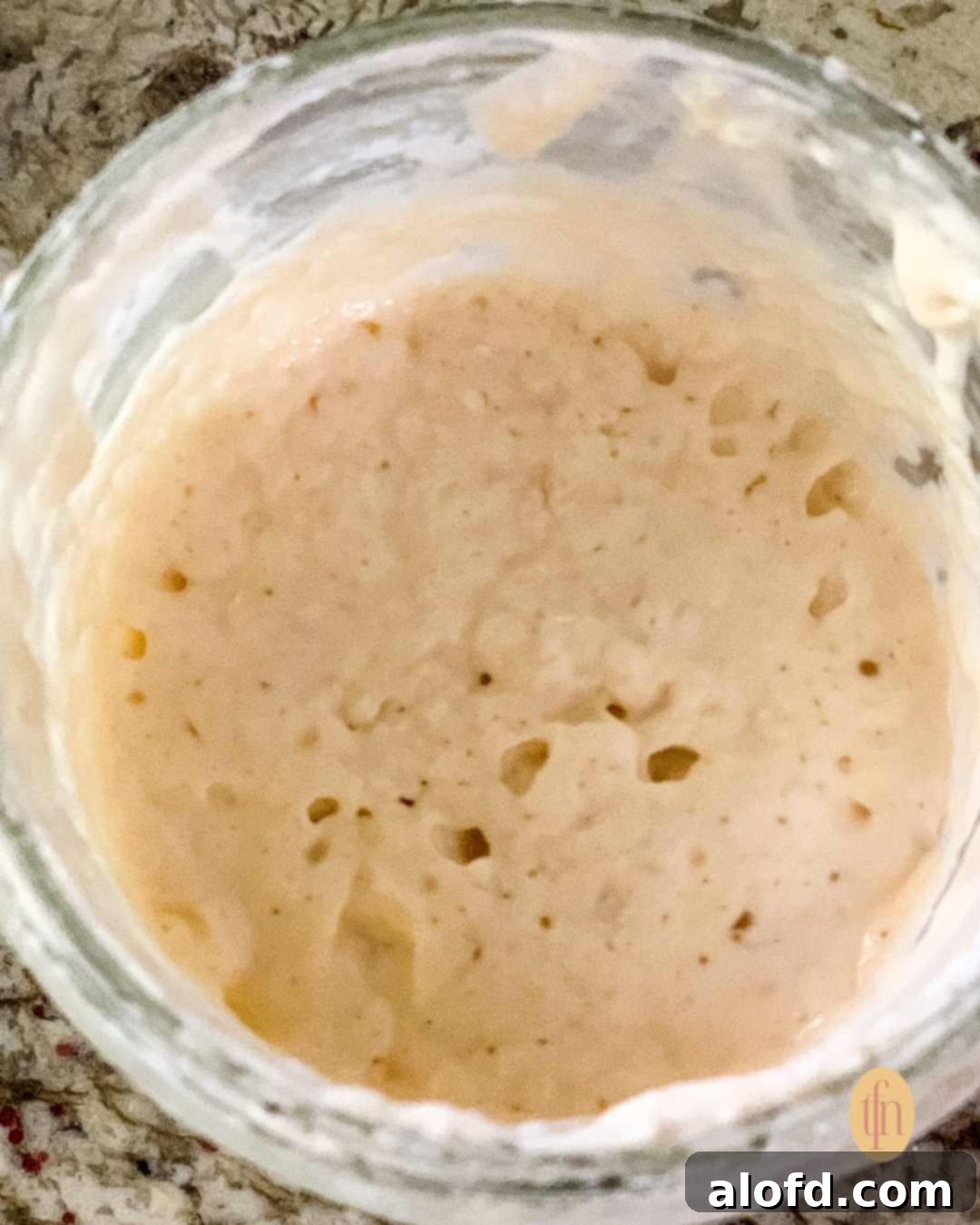 Banish Sourdough Starter Blues 3 Sourdough starter on a Weck jar.