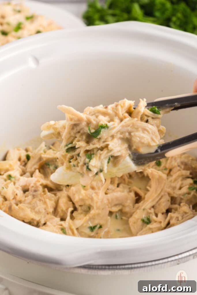 Sweet and Tangy Slow Cooker Honey Mustard Chicken 10 serving honey garlic chicken from the crock pot.