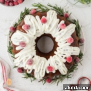 Spiced Molasses Bundt Cake 15 Perfectly baked gingerbread bundt cake on a white plate, ready to be enjoyed as a festive dessert.