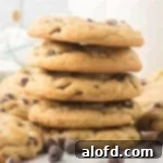 March Flavor Feast: Irresistible Dinner Ideas 32 A perfectly arranged stack of freshly baked cookies, hinting at their delightful texture and flavor.