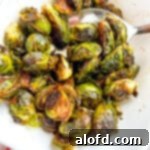 Candied Maple Balsamic Brussel Sprouts.