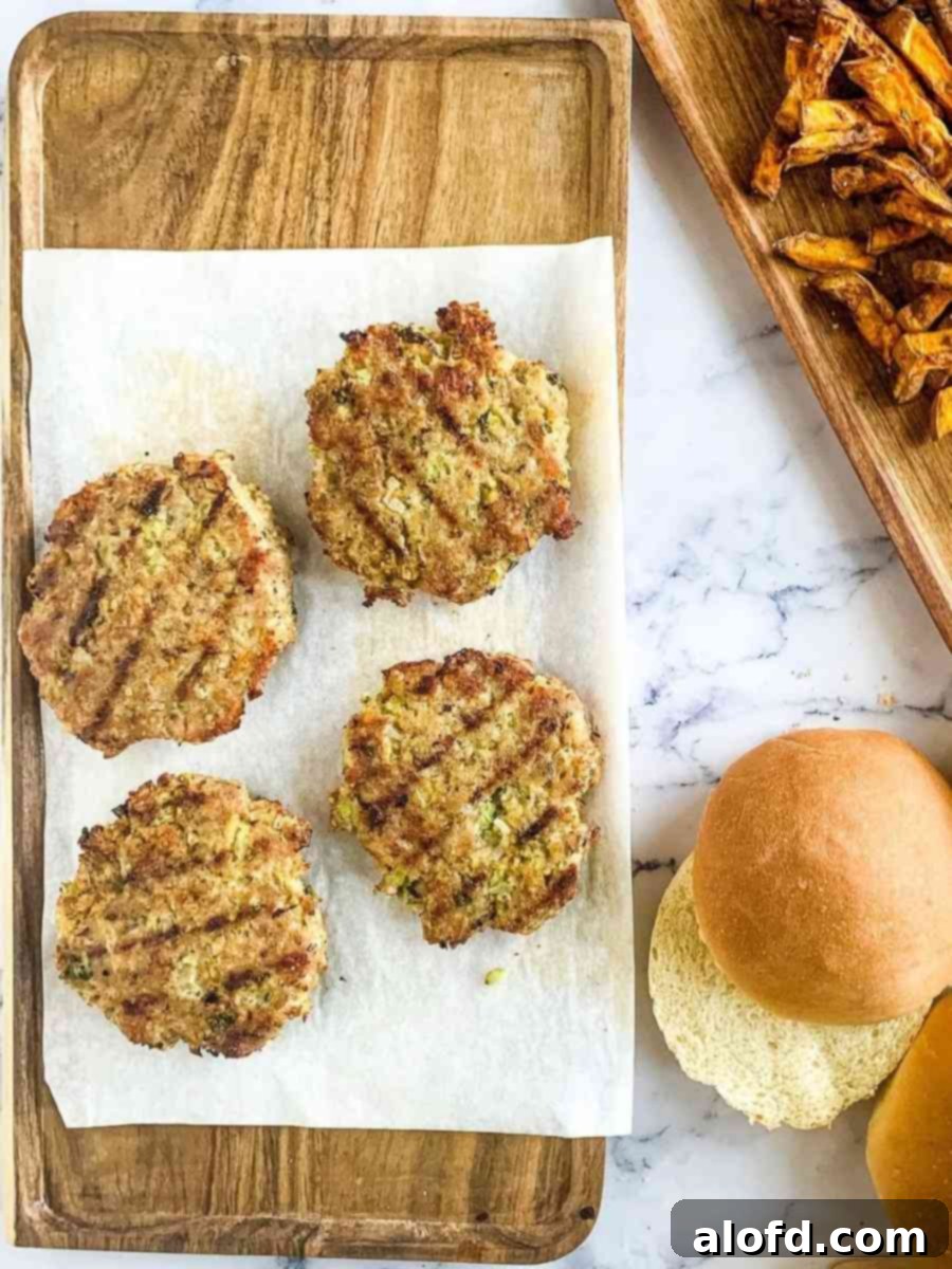 burger patties with a bun and sweet potato fried. A classic Memorial Day main dish.