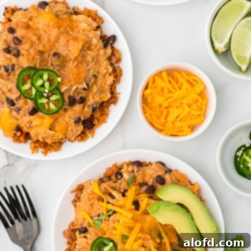 Crockpot Chicken Enchiladas
